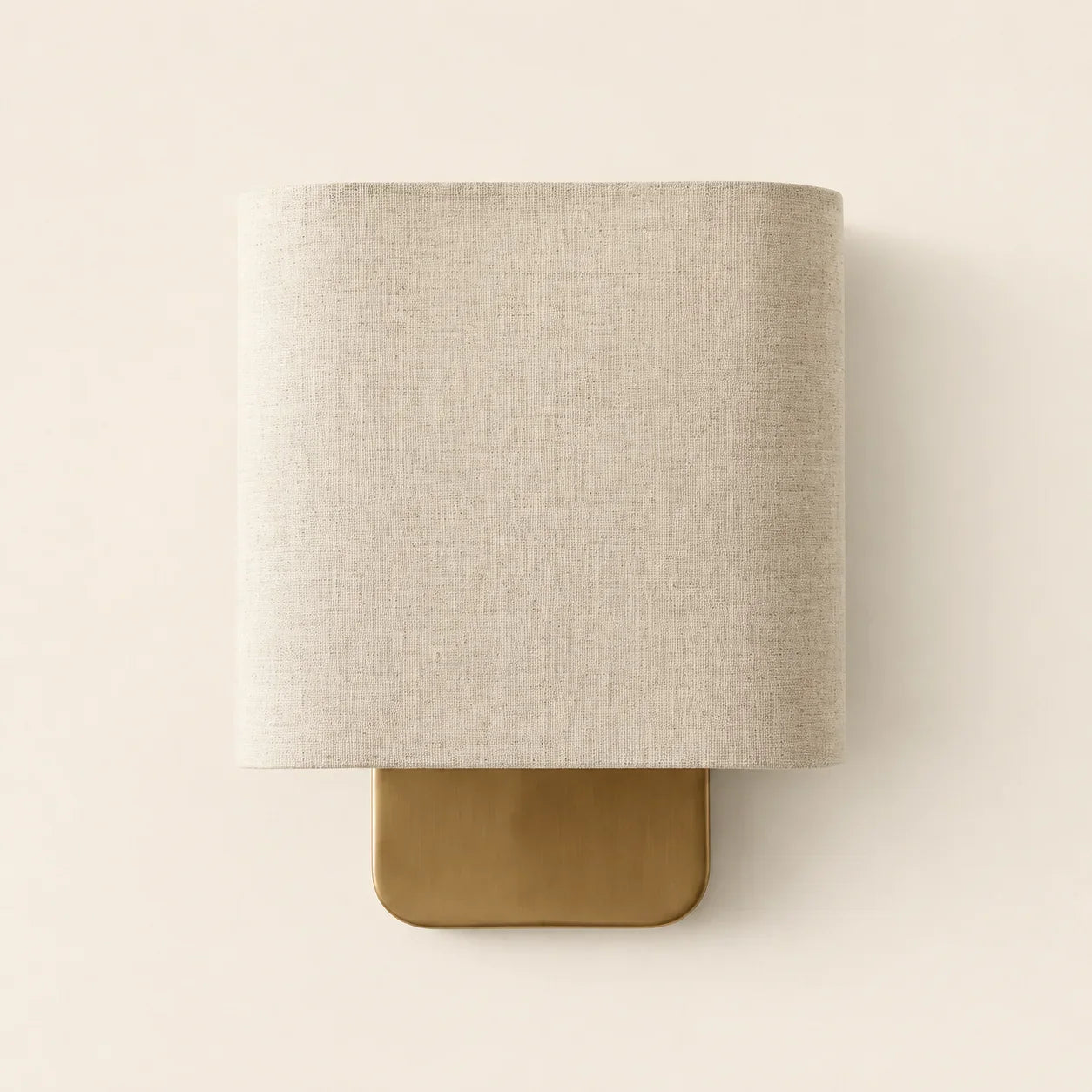 Modern fabric wall sconce