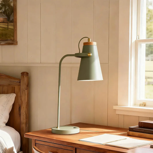 Modern industrial adjustable desk table lamp