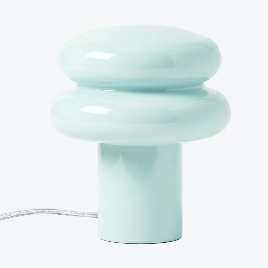 Mushroom glass lamp for home office