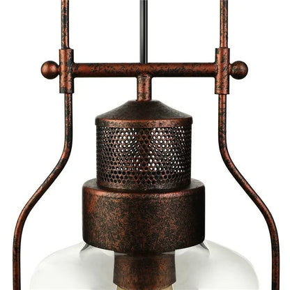 Industrial jar pendant light