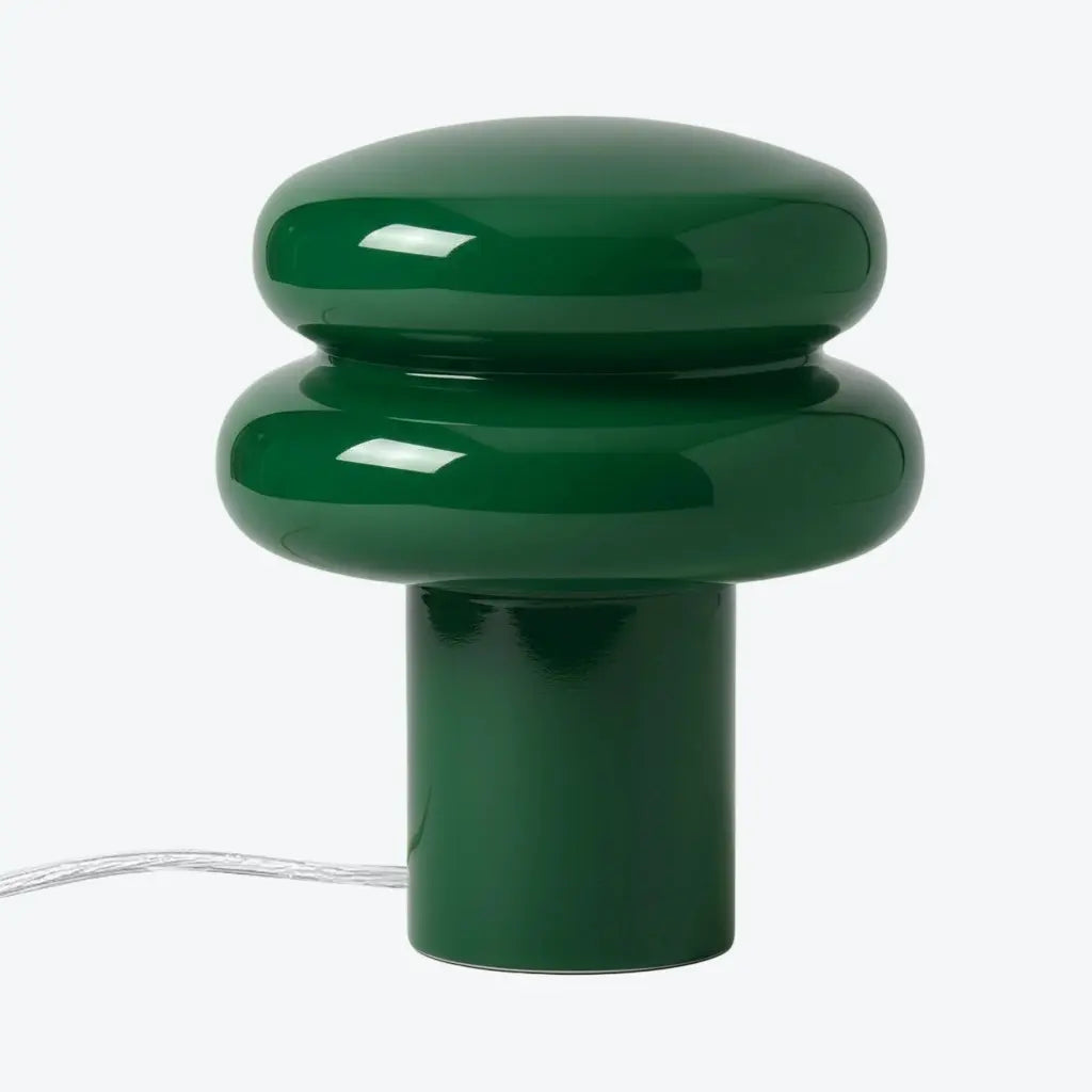 Plug-in mushroom table lamp