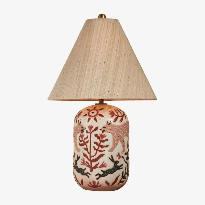 Retro farmhouse table lamp