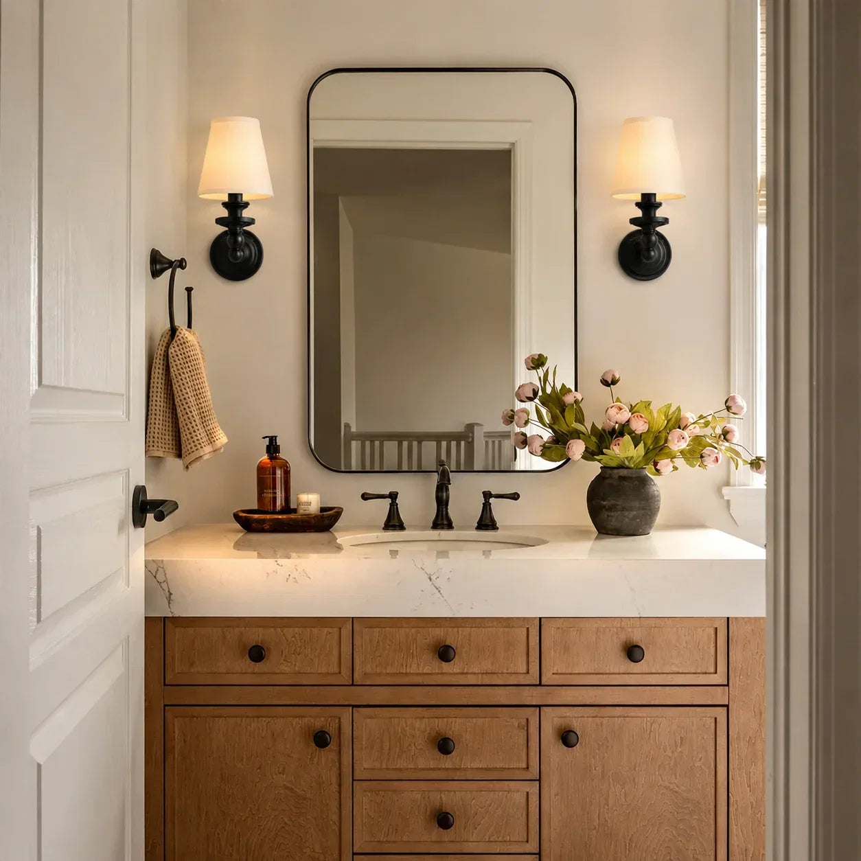 Retro wall sconce for living room