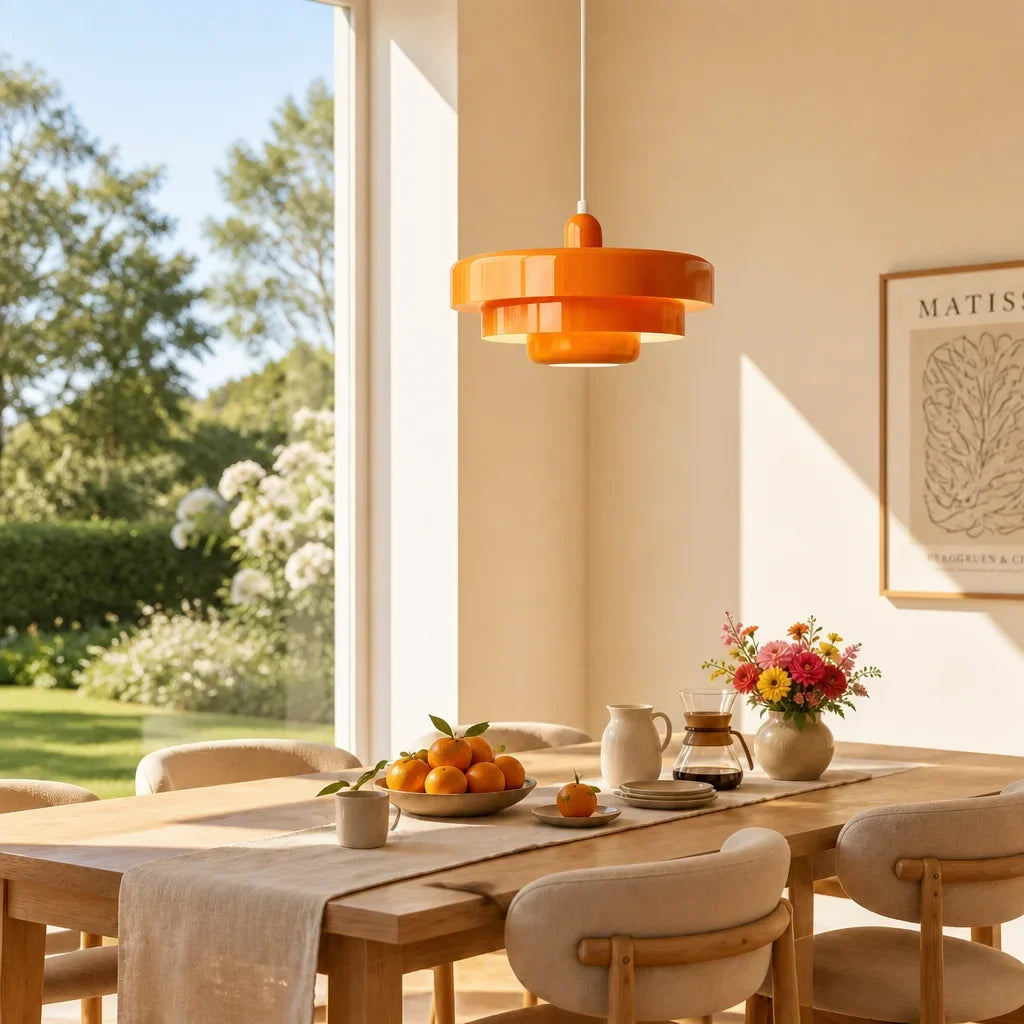 Three-layer aluminum pendant light
