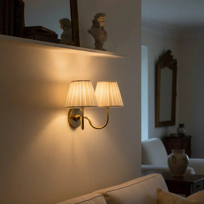 Traditional metal wall sconce