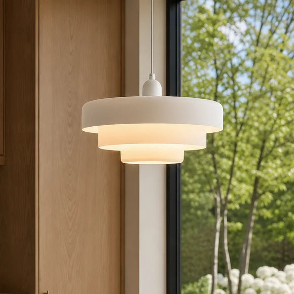 Triple layer pendant for dining room