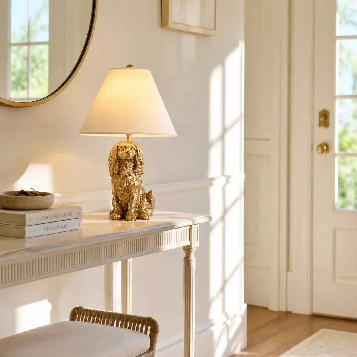 Vintage animal table lamp