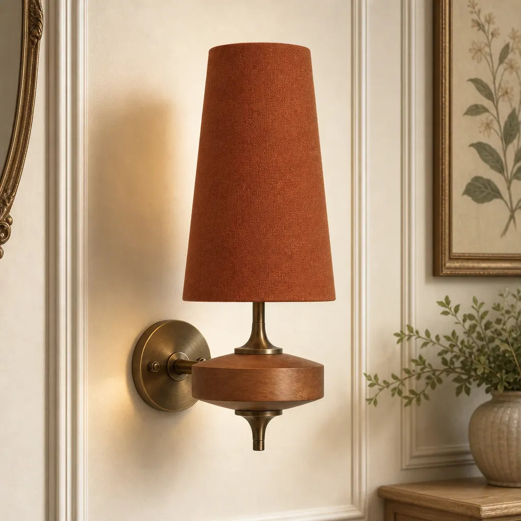 Vintage wall sconce for hallway