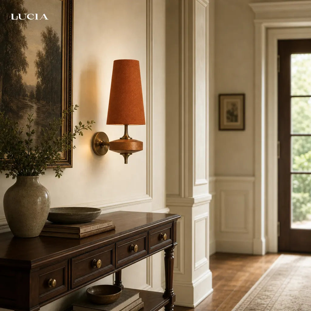 Vintage wall sconce for living room